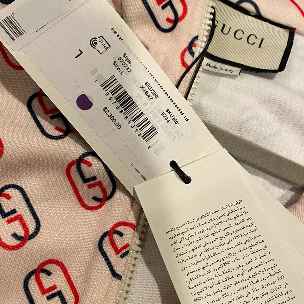 *NWT* Authentic GUCCI interlocking GG Track Jacket *SIZE Large - Picture 8 of 9